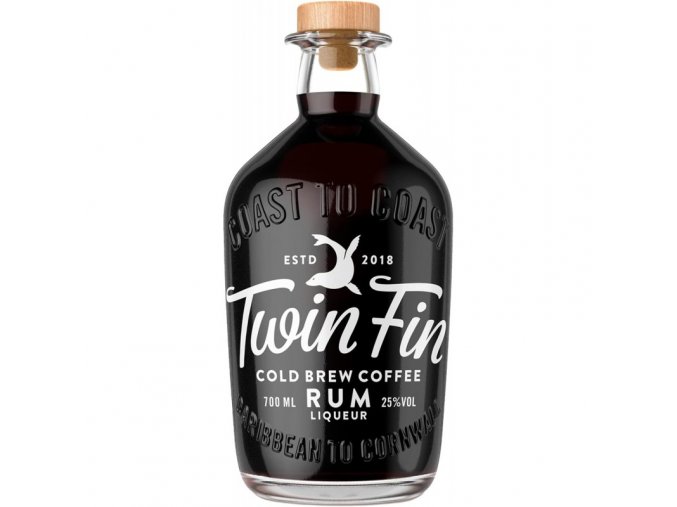 Twin Fin Cold Brew Coffee Rum Liqueur, 25%, 0,7l