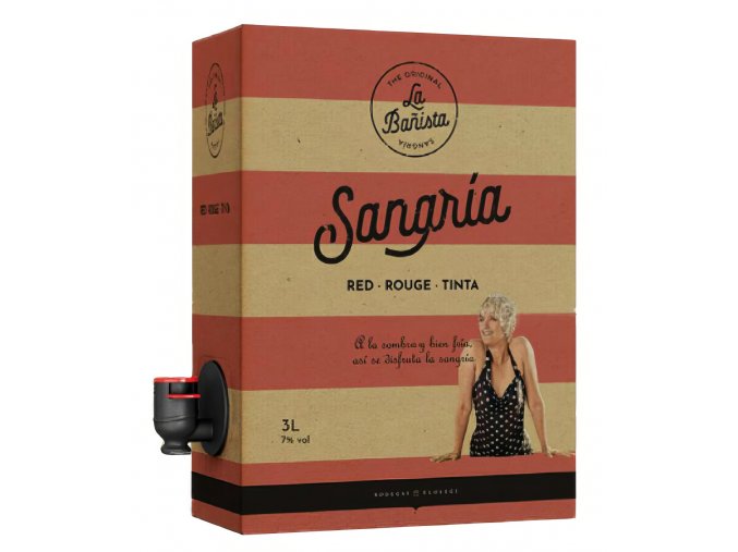 La Banista Sangria červená, bag in box, 3l