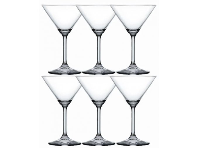 Sklenice na Martini, Lara Crystalex, 210ml, 6ks