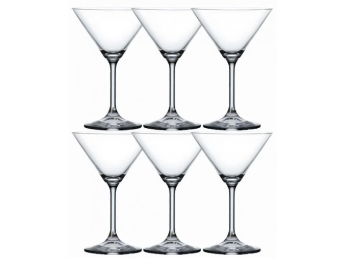 Sklenice na Martini, Lara Crystalex, 210ml, 6ks