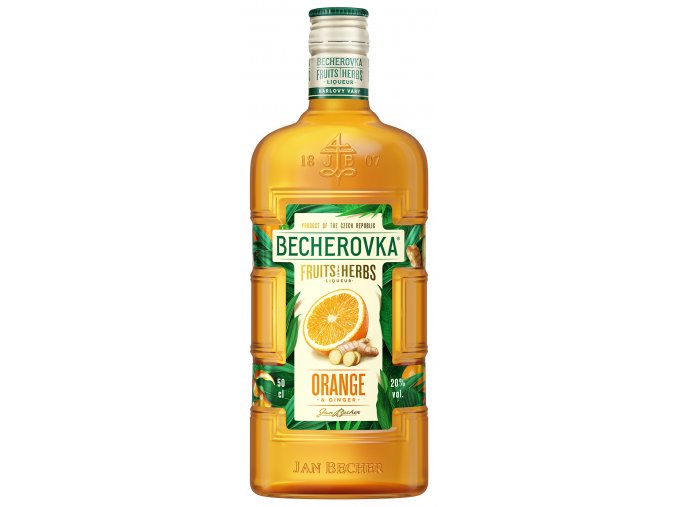 89778 becherovka orange ginger 20 0 5l