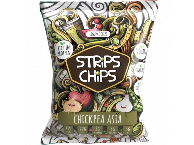 Stips Chips Chickpea Asia, 90g