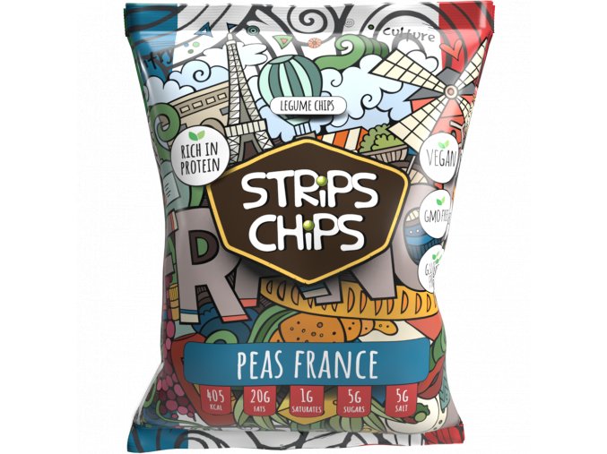 Stips Chips Peas France, 90g