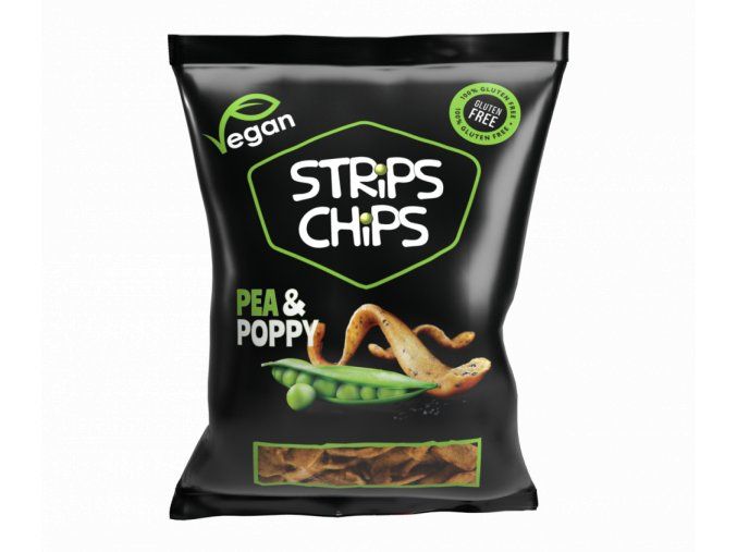 Stips Chips Hrachové s mákem, 80g