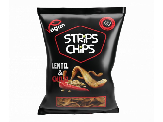 Stips Chips Čočkové s chilli, 80g
