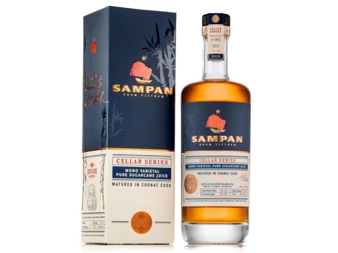 Sampan Cognac cask Strength Barrel N°11, 55,5%, 0,7l