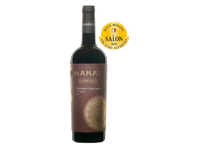 Cabernet Sauvignon barrique, 2021, výběr z hroznů, suché, Maňák