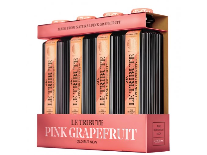 Le Tribute Pink Grapefruit, 4 pack, 0,2l