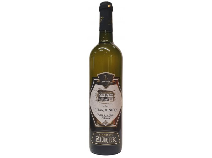 chardonnay 2023 extra range vyber z hroznu polosuche zurek 0 75l