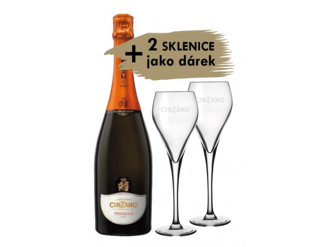 Cinzano 2 sklenice zdarma