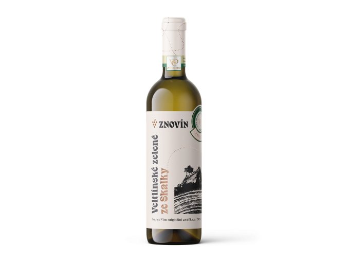 Veltlínské zelené, 2023, VOC Znojmo, suché, Znovín, 0,75l