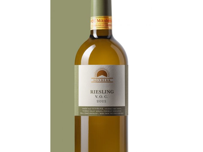 Riesling, 2022, VOC, suché, Sonberk, 0,75l