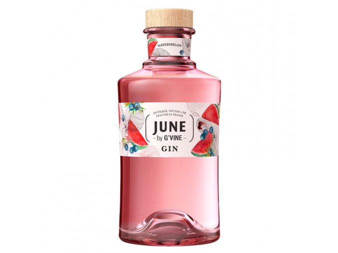June Gin Pasteque, 37,5%, 0,7l + 2x Serenello Più Frizzante extra dry, 0,75l