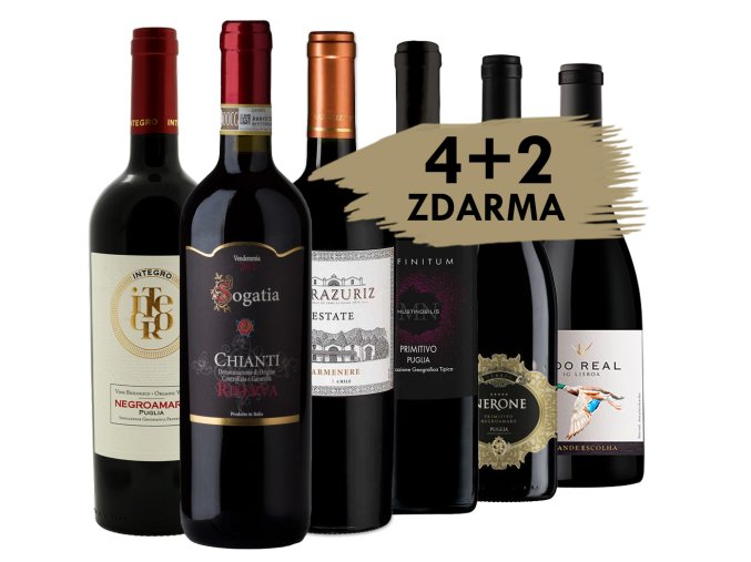 Degustační balíček podzimních vín, 4+2 ZDARMA, 6x0,75l