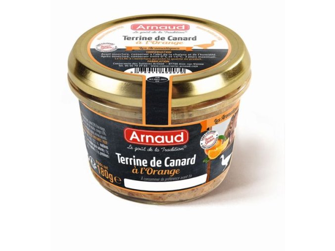 Arnaud Kachní terina s pomerančem, 180g