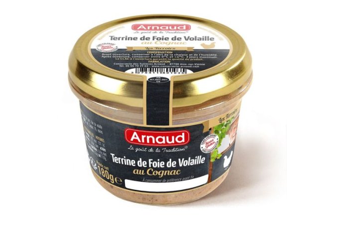 Arnaud Terina z kuřecích jater s koňakem, 180g