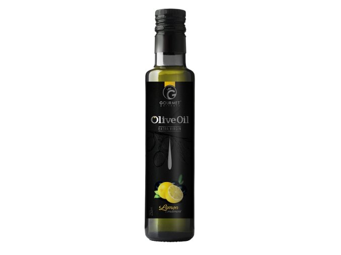 Gourmet Partners Extra panenský olivový olej & CITRON, sklo, 0,25 l