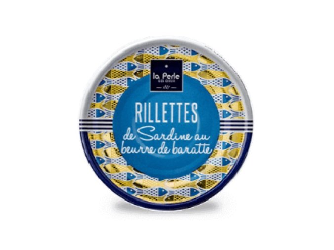 La Perle des Dieux La Perle Rillety ze sardinek na pravém másle, 80g