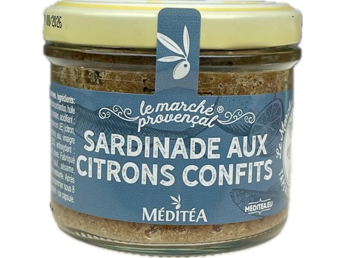Meditea Sardinka s konfitovaným citrónem, sklo 90g