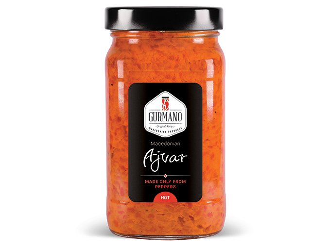 Gurmano Ajvar HOT pálivý, 490g