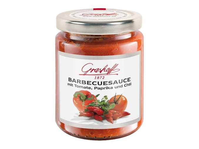 Grashoff Omáčka Barbecue, sklo, 200ml