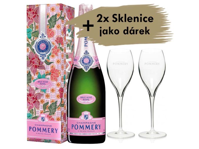 Pommery RoseR jen sklenice