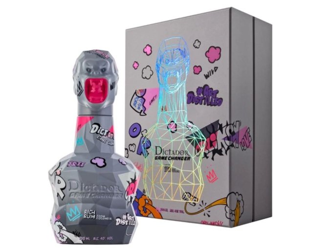 Dictador Game Changer Grey & Pink, Gift Box, 40 , 0,7l