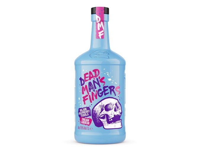 Dead Mans Fingers Blue Raspberry Tequila Cream Liqueur, 15 , 0,7l