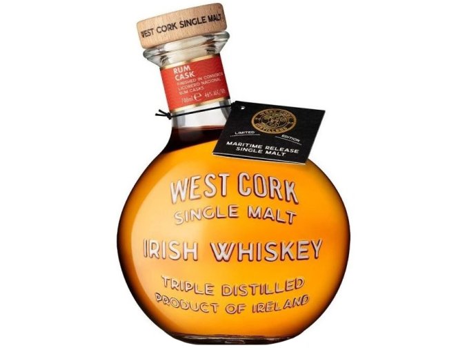 west cork maritime rum cask single malt whiskey 46 0 7l