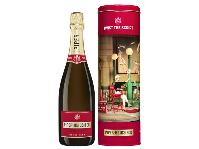 Piper Heidsieck Champagne Cuvée brut Marylin Monroe Limited edition v dárkové tubě