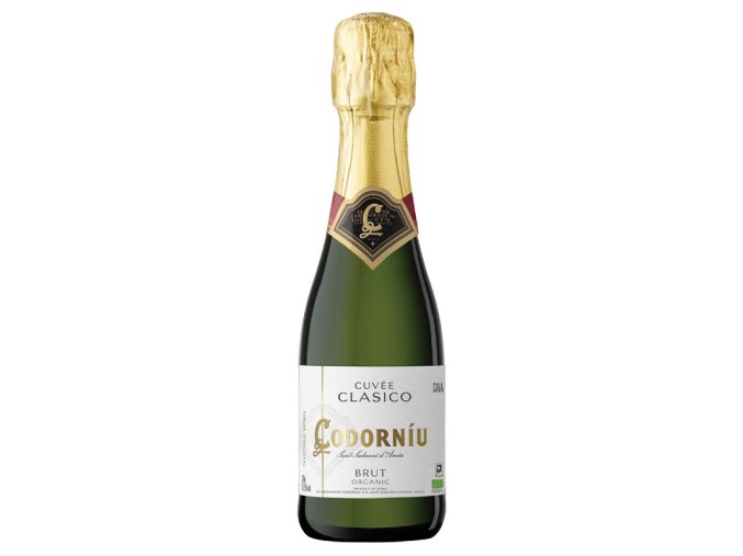 Cava Cuvée Clasico Organic brut Bio Codorníu Raventos, 0,2l