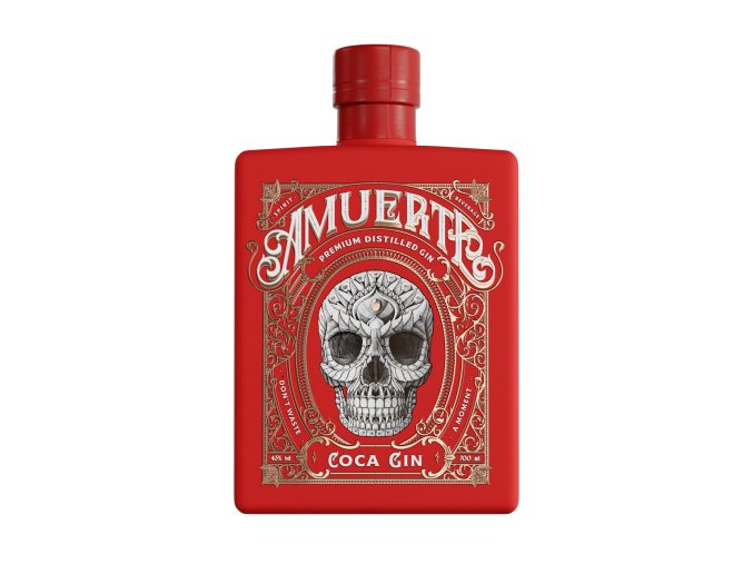 Amuerte Coca Leaf gin, Red edition, 43 , 0,7l