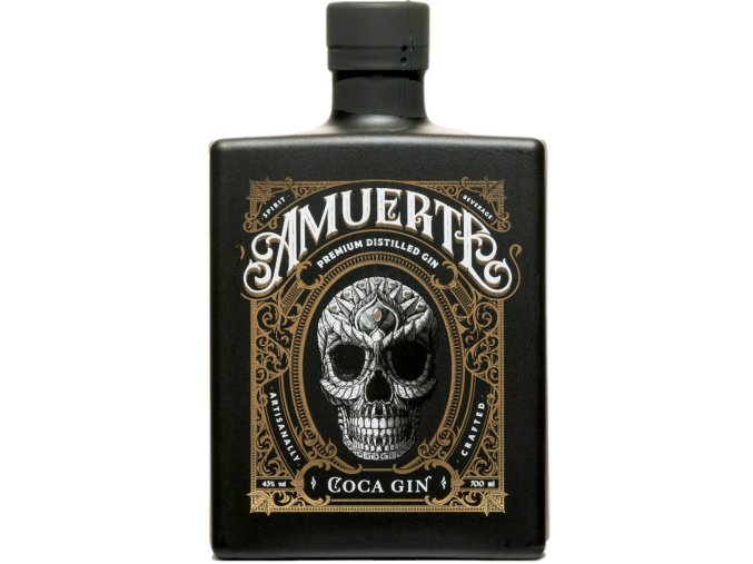 Amuerte Coca Leaf gin, Black edition, 43 , 0,7l