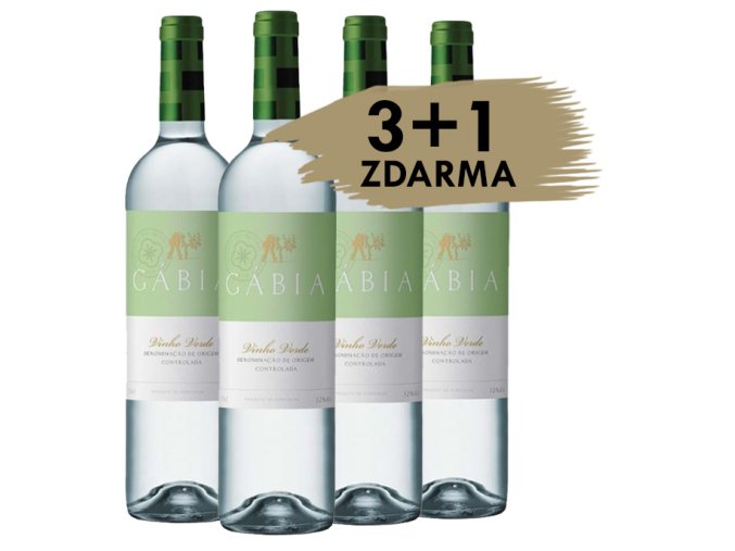 Gábia Vinho Verde, 3+1 ZDARMA, 4x0,75l