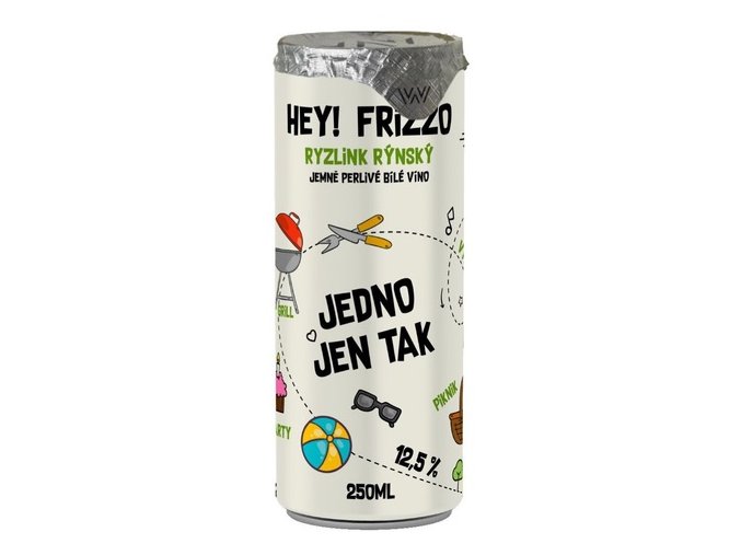Frizzante Ryzlink rýnský, plech, Waldberg, 250ml