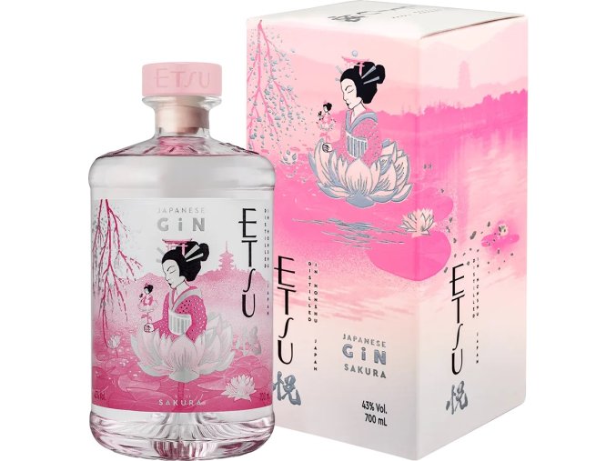 Etsu Sakura Japanese Gin, 43 , 0,7