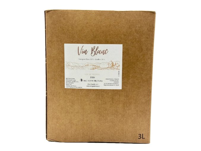 Vin de France BLANC, Bag in box, 3l