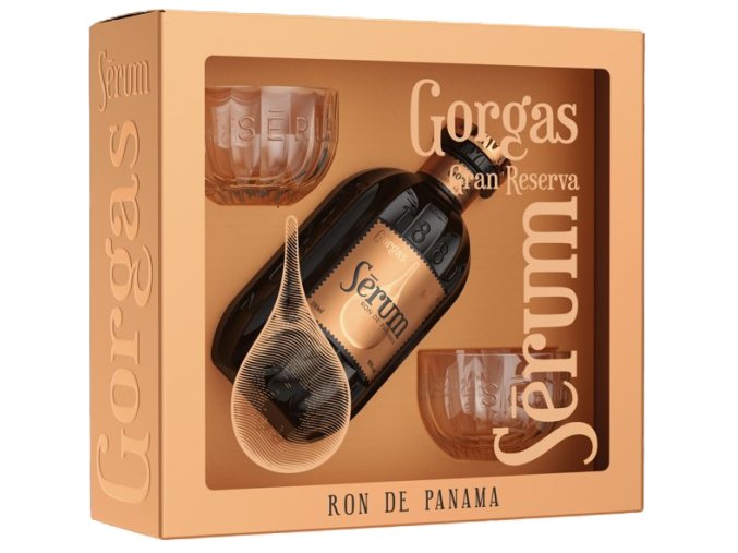 serum gorgas gran reserva giftset se dvema sklenickami 40 0 7l