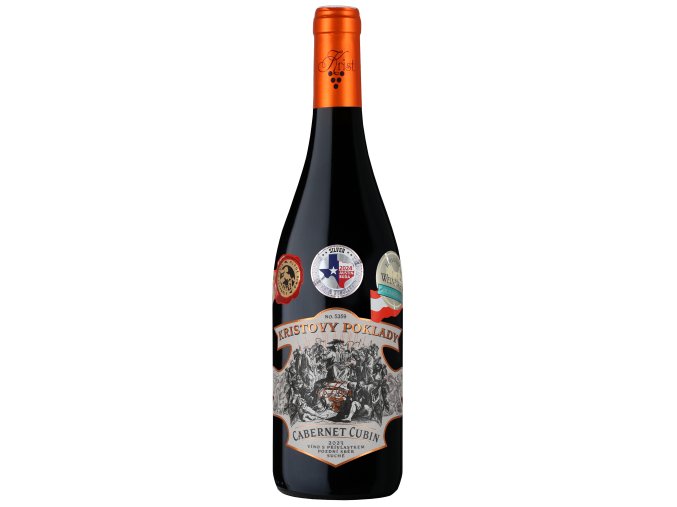 kristovy poklady cabernet cubin 2023 pozdni sber suche krist 0 75l