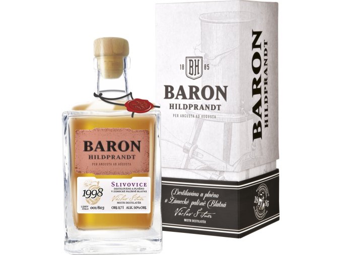 Baron Hildprandt, Slivovice 1998 Limitovaná edice, 50 , 0,7l