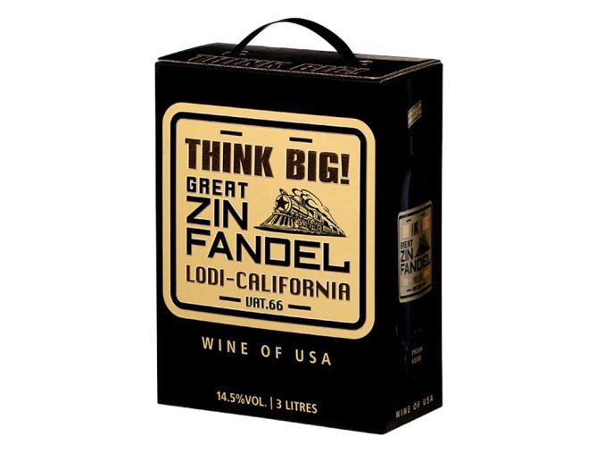 Think Big! Zinfandel, Lodi California, Bag in Box, 3l