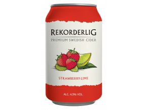 Rekorderlig Cider Strawberry Lime 33 cl Can