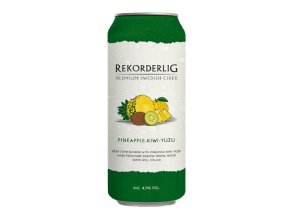Rekorderlig Cider Ananas kiwi yuzu, plech, 4,5 , 0,5l