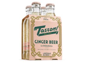 tassoni ginger beer 4x180ml