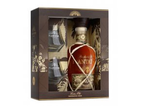 Plantation XO 20th anniversary + 2 skleničky, Gift Box, 40%, 0,7l