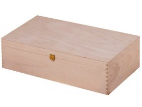 Dřevěná kazeta na 2 vína - pant (33x9x18)