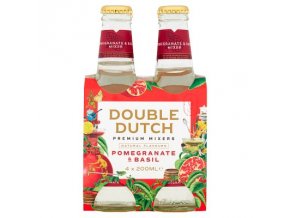 Double Dutch Pomegranate & Basil, 4x200ml (4 pack)
