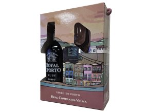 royal oporto ruby darkove baleni se sklenickami 0 75l