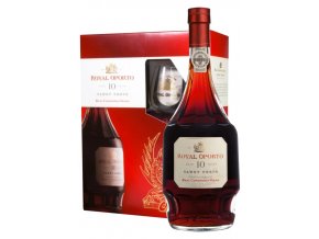 Royal Oporto 10 Years aged Tawny + 2 skleničky, 0,75l