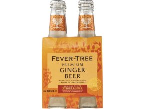 Fever Tree Ginger Ale, 4x 200ml (4 pack)